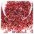 100pcs Assorted Crystal Glass Beads, Faceted Loose Spacer Beads for Craft(Red,6x8mm 100pcs)