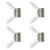 100pcs Bead Stopper Set for Jewelry Making Spring End Fasteners for Beading