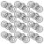100pcs Black Metal Round Paper Clips for Holding Papers
