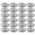 100pcs Black Round Paper Clips for Office and School Use, Iron