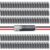 100PCS/Box Double Wire Plug in Connector with Locking Buckle,Flame Retardant Quick Connect Wire Connectors,No-Stripping Connectors for LED Strip Lights, DIY, Low-Voltage & Model Kit, 18-22AWG,2 Pin