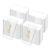 100Pcs Clear Acrylic Table Number Cards Blank Name Plates for Wedding DIY Setting