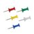 100Pcs Colorful Drawing Push Pins, Map Tacks Drawing Pins, Multi-Colored, Map Thumb Tacks Pens Push