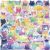 100 Pcs Cute Cat Stickers for Kids Teens, Kawaii Stickers for Girls Boys, Cat Party Favors and Classroom Rewards, Rainbow Starry Sky Cats Sticker Pack for Water Bottle Laptop