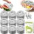 100Pcs Food Covers Stretch Reusable, Upgrade Plastic Covers For Bowls, Aluminum Foil Elastic Food Covers Reusable, Stretch Food Covers Strong, Durable, And Tearing Picnics & Kitchen Outdoor，200Pcs