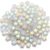 100pcs Glass Star Beads Matte Ab Mini Star Beads