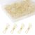 100PCS Gold Paper Clips Small Metal Wire Hollow Out Multi-Purpose Utility ClipsInvoice Bill Paper Clips for Office Home School