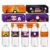 100 Pcs Halloween Water Bottle Labels Party Drink Wrappers Decor
