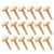 100pcs Head Metal Paper Brads for DIY Crafts and School Projects