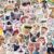 100PCS Holographic Funny Cat Stickers, Cute Meme Kitten Stickers Waterproof Vinyl Decals for Water Bottle, Phone, Laptop, Journal, Scrapbook, Skateboard, Bumper, Gifts for Cat Lover Adult Teens