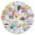 100 PCS Inspirational Stickers, Motivational Words Positive Quote Sticker Packs for Journaling Scrapbook, Waterproof Vinyl Stickers for Water Bottles Laptops Phone Case Classroom