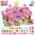 100PCS Magnetic Blocks Building Toys for Kids – 0.8in Magnet Cubes Cherry Blossom Forest Theme Toddler Toys, STEM Preschool Educational Sensory Construction Set, Birthday Gifts for Boys Girls Age 3-8