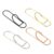 100pcs Metal Pen Holder Clips for Notebooks, Paper Fix Pins for Travel Documents