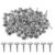 100pcs Miniature Round Head Metal Brads for Scrapbooking and Crafts
