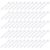 100pcs Mini Measuring Spoon 1g White Pp Long Handle Powder Scoop