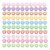 100 Pcs Mini Squishy Cat Paw Toys for Kids Adults