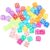 100pcs Mm Acrylic Six-Sided Round Corner Replacement Dice for Games