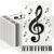 100Pcs Music Themed Party Decorations Disposable Paper Napkins 4.3×7.8 In