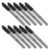 100pcs Permanent Marker Pens Fine Point Refillable Plastic Black Ink