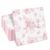 100 Pcs Pink Floral Napkins, Pink and White Cocktail Napkin