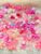 100pcs Pink Kandi Bead Mix with Y2K Kawaii Charms for Bracelets, Jewelry Making, Keychains, Beadable Pens and DIY Craft Supplies