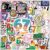 100Pcs Six Seven Stickers Pack Waterproof Vinyl Decals 67 Stickers for Laptop Skateboard Phone Guitar Travel Case Bike, Cartoon Style for Teenagers and Adults (c)