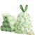 100pcs Small Mugwort-Scented Trash Bags