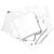 100 Pcs Square Sequins, 50x50mm Flat Silver Loose Paillettes for Sewing