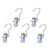 100 Pcs Stainless Steel Clothespins with Hook for Laundry Drying