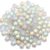 100pcs Star Pony Beads, Matte Mini Glass Star Beads