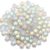 100pcs Star Pony Beads, Matte Mini Glass Star Beads