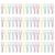 100pcs Tooth Shaped Colored Paper Clips for Notes and Crafts Iron