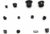 100PCS Wear-Resistant Black Ceramic Porcelain Eyes – Versatile Smooth Finish for Crafting and DIY Projects (3-9mm Diameter)
