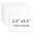 100Pcs White 2.5×3.5IN Cardstock, 350 GSM Heavyweight, Aceo Cards Supply