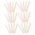 100pcs Wooden Tie-dye Craft Sticks for 5.5 Inch Bulk Set