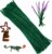 100 Pieces Pipe Cleaners Bulk Chenille Stem Green Pipe Cleaners