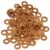 100 Pieces Wooden Circles Unfinished Wood Toss Wood Hoop Beads DIY Jewelry Findings Beads for Bracelets and