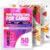 100 Pockets Mini Sheet Protectors fit 4×6” Cards (Pack of 50) for 8.5×9.5’’ Mini Binders, Half Binders, Recipe Book Page Refill Sheets, 2 Pocket Index Card Protectors, Crystal Clear Covers