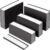 100set 76 * 25mm Magnetic Sign Board for Metal Racks and Shelves