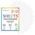 100 Sheets 8.5″ X 11″ Cardstock, Construction Paper Card Stock Printer Paper for Printing, Card Making, DIY Crafts,School Supplies,Party Decorations (180GSM/65LB) (White)