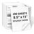 100 Sheets 8.5″ x11”White Printable Sticker Paper, Full Sheet Label Mailing Shipping Address Label for Laser & Inkjet Printers(100 Sheets)