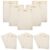 100 Sheets Blank Certificate Paper Floral Borders, Beige