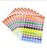 100 Sheets Polka Dot Stickers for Office Classroom Party Decoration