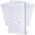 100 Sheets Raised Line Handwriting Practice Paper, Tactile Writing Paper for Kids with Sensory Feedback Lines, Handwriting Improvement Sheets for Students, Teachers and Classroom Use, 11 x 7.9 Inch