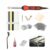 100W 2-in-1 Plastic Welder Kit with Soldering Iron Tips and 56 Rods, 3-Speed Temperature Control Plastic Welding Gun, Professional Surface Repair Tool for Car Bumper, Dashboard, Kayak