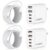 100W 5-Port USB C Charging Blocks for iPhone 17 Charger Fast Charging 2Pack