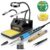 100W Soldering Iron Kit, Heavy-Duty Non-Slip Stand, 180-500°C, Auto Sleep