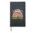 101 Days Of School Leopard Boho Rainbow Teacher Boys Girls Hardcover Journal, Black