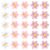 10/20/30pcs Flower Head Push Pins Bulletin Board Thumb Tacks Cork Board Pins Bulletin Board Display Picture Note Flower Shape Push Pins