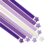 1080 Sheets Origami Star Paper 4 Purple colors Strips Double Sided Lucky Star Decoration Folding Paper for DIY Hand Art Crafts Teaching Supplies (Purple-1080 sheets)